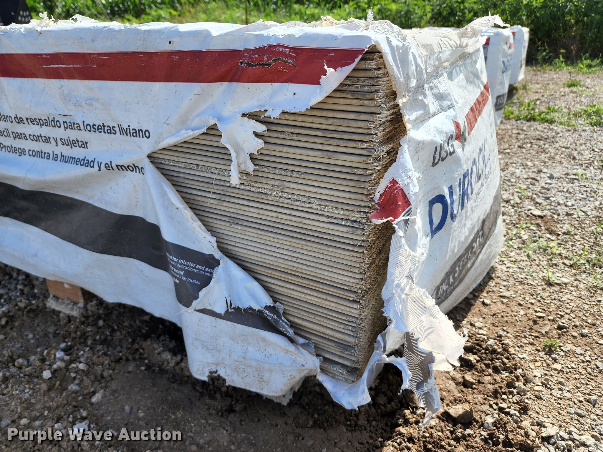 (180) sheets of Durock cement board in Lexington, MO Item JA9870 sold