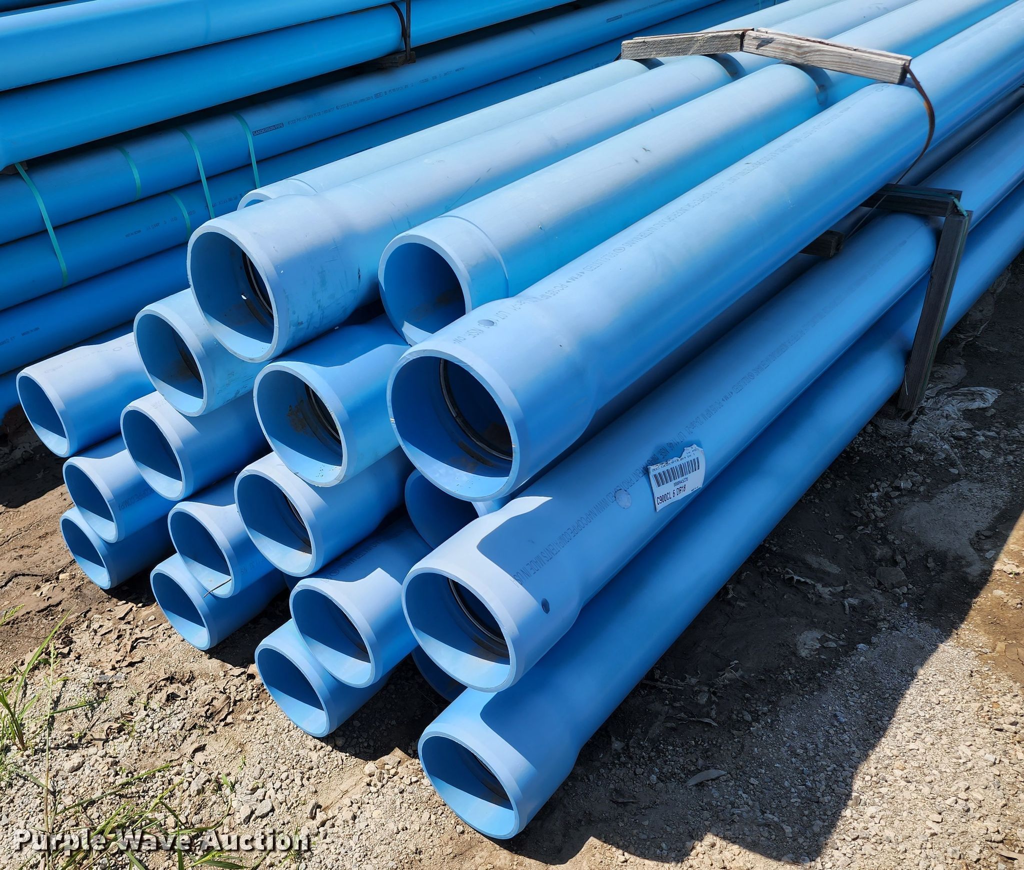 (29) Napco C900 DR18 PVC pipes in Belton, MO Item JA9885 sold