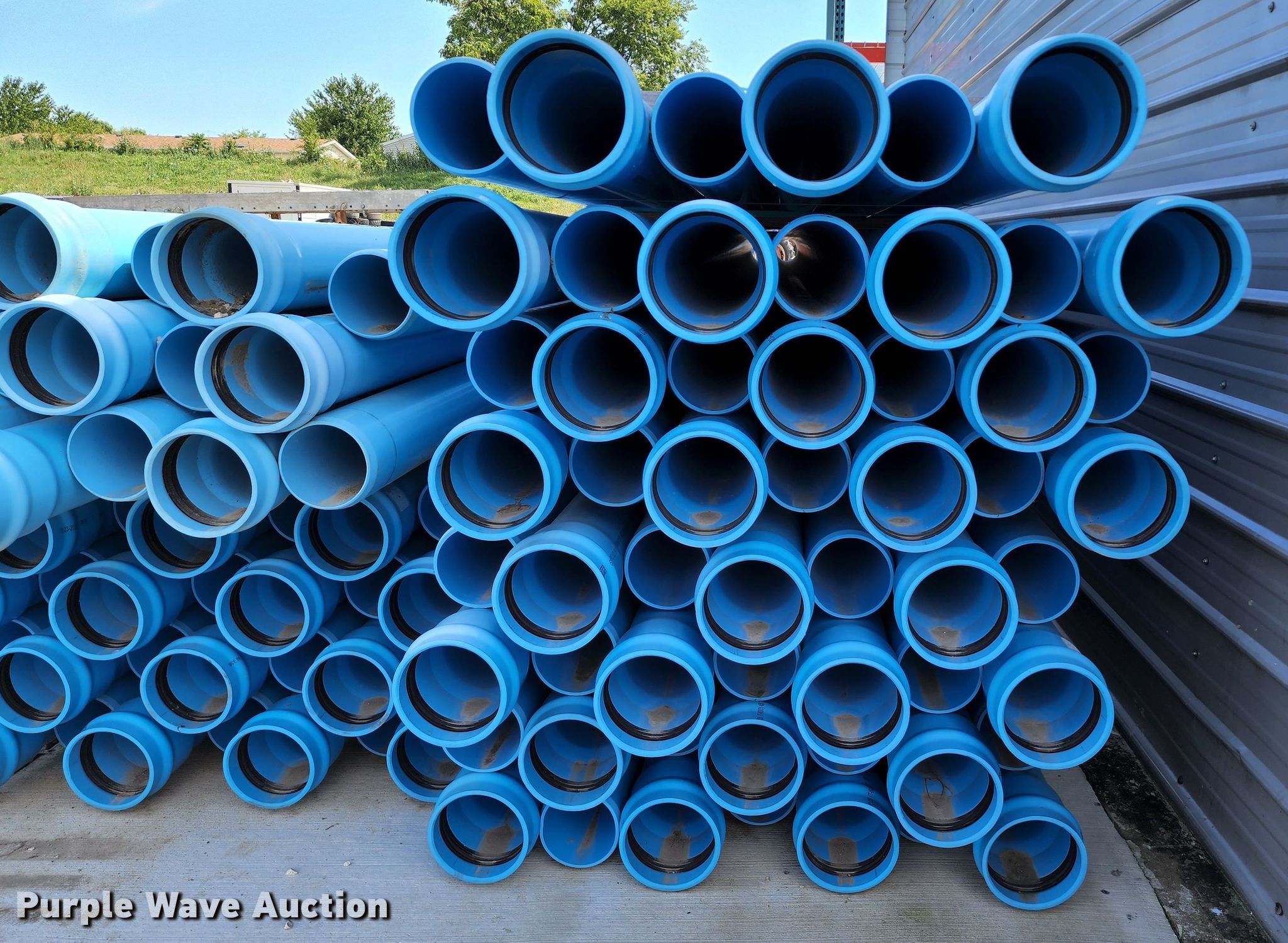 (55) Sanderson C900 DR18 PVC pipes in Belton, MO Item JA9888 sold