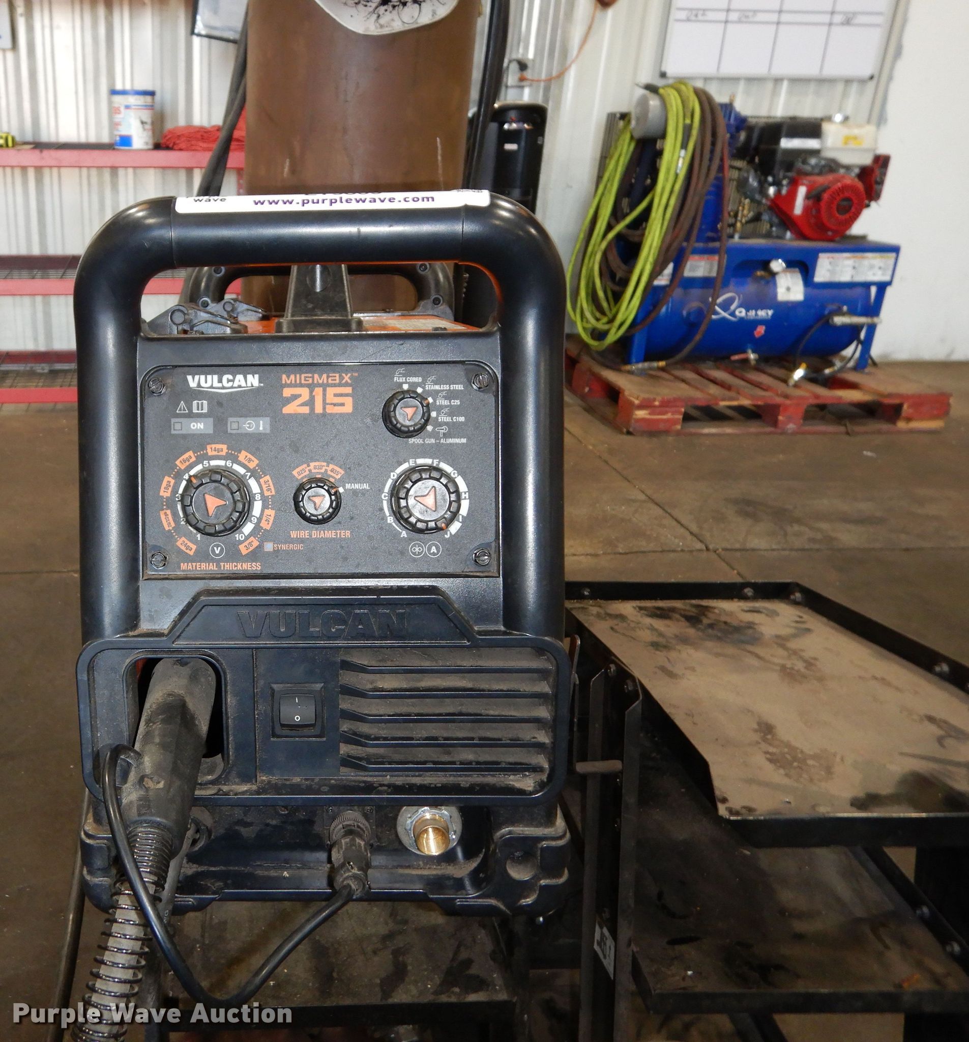 Vulcan MigMax 215 welder in Brighton, CO Item LT9869 sold Purple Wave
