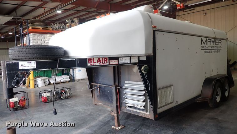 image for item DC4002 1993 Blair 16x6GNCGO  enclosed cargo trailer