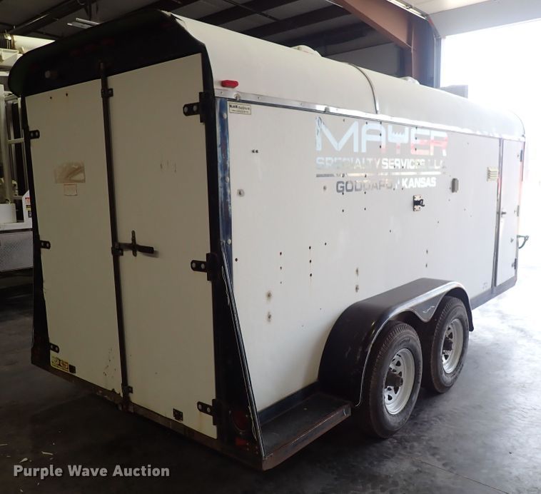 image for item DC4002 1993 Blair 16x6GNCGO  enclosed cargo trailer