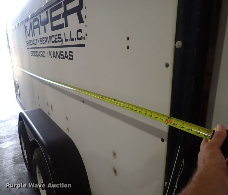 image for item DC4002 1993 Blair 16x6GNCGO  enclosed cargo trailer