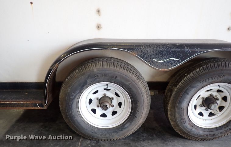 image for item DC4002 1993 Blair 16x6GNCGO  enclosed cargo trailer