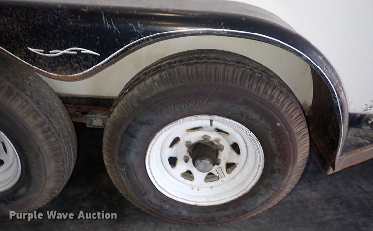 image for item DC4002 1993 Blair 16x6GNCGO  enclosed cargo trailer