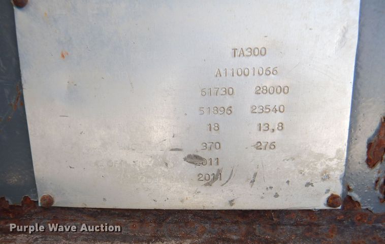 image for item DJ8967 2011 Terex TA300  haul truck