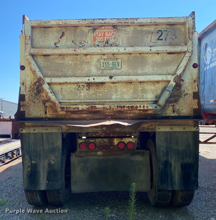 image for item DK6242 1995 APEC  end dump trailer
