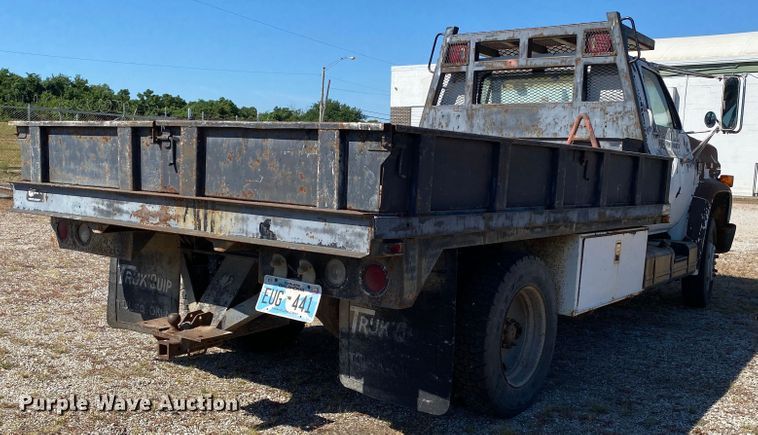 image for item DK6244 1990 Chevrolet C60  dump flatbed truck