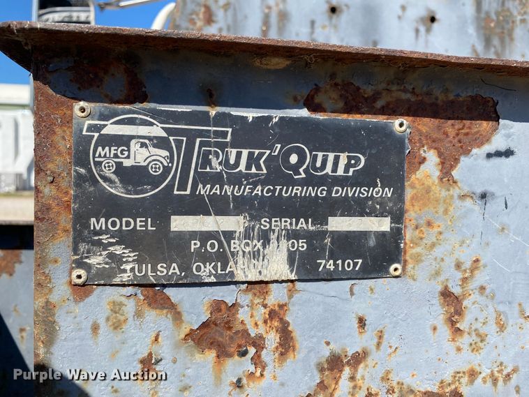 image for item DK6244 1990 Chevrolet C60  dump flatbed truck