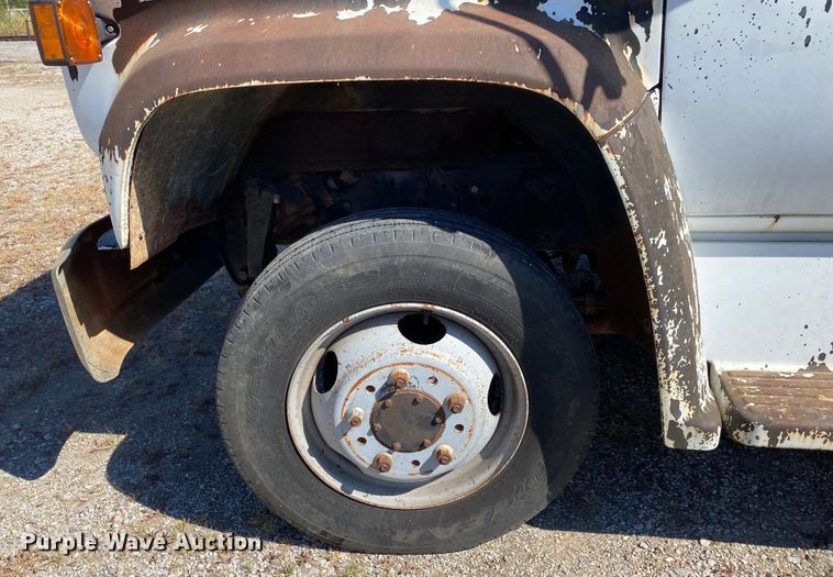 image for item DK6244 1990 Chevrolet C60  dump flatbed truck