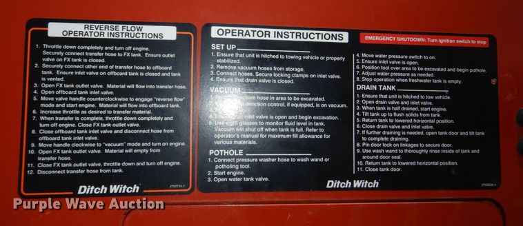 image for item DM2323 2017 Ditch Witch FX65  vacuum excavator