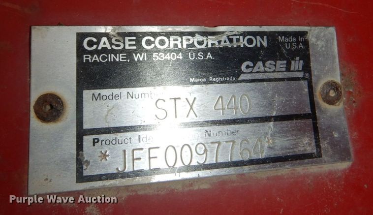 image for item DM2334 2001 Case IH STX440 QuadTrac  4WD tractor