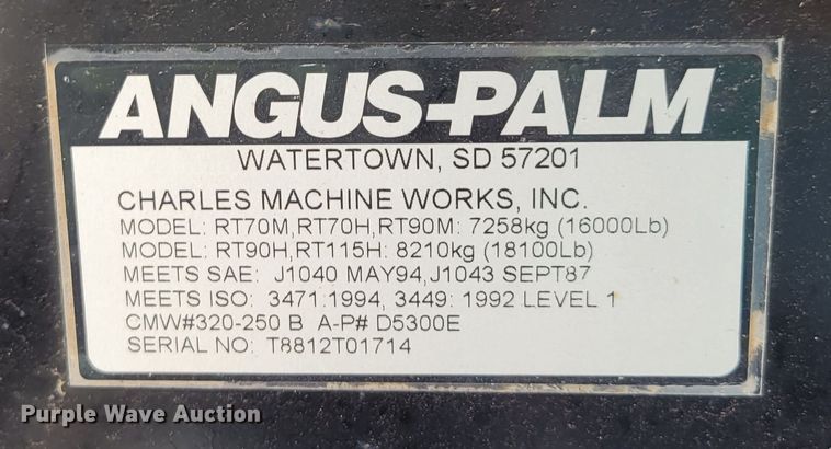 image for item DM2350 2008 Ditch Witch RT115  trencher