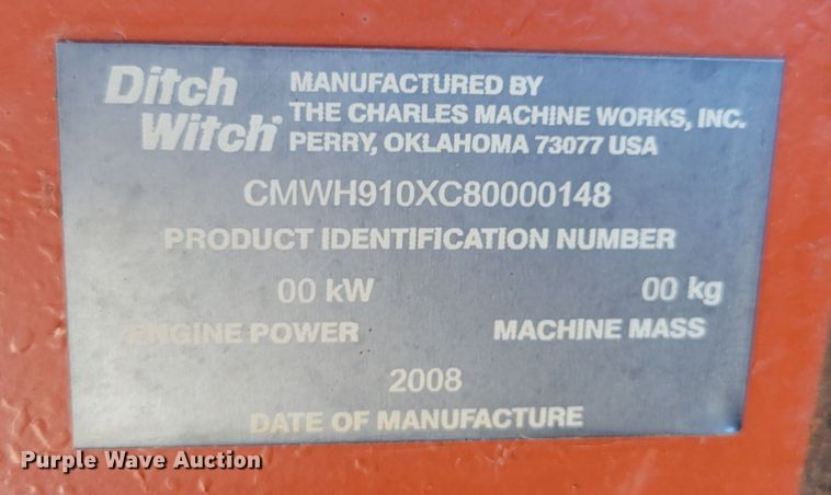 image for item DM2350 2008 Ditch Witch RT115  trencher
