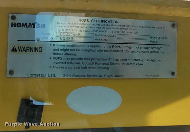 image for item DM2352 2004 Komatsu D65PX-15  dozer