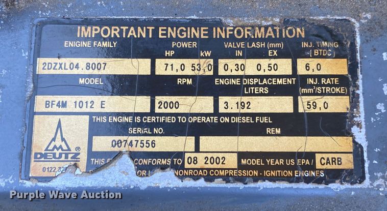 image for item DM4222 2003 Bobcat 442  mini excavator