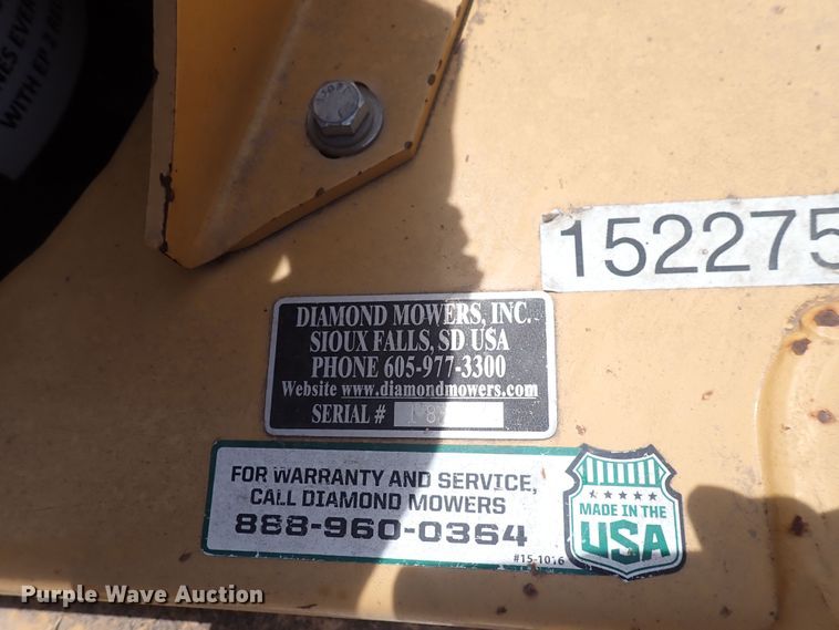 image for item DN0471 Diamond Mowers  skid steer mulcher