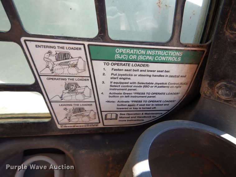 image for item DO1464 2019 Bobcat T870  tracked skid steer loader