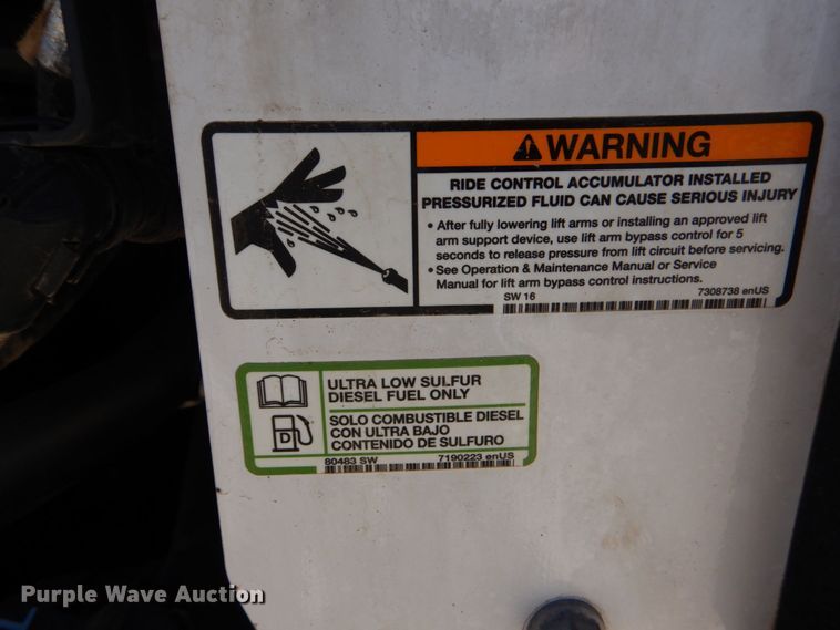 image for item DO1464 2019 Bobcat T870  tracked skid steer loader