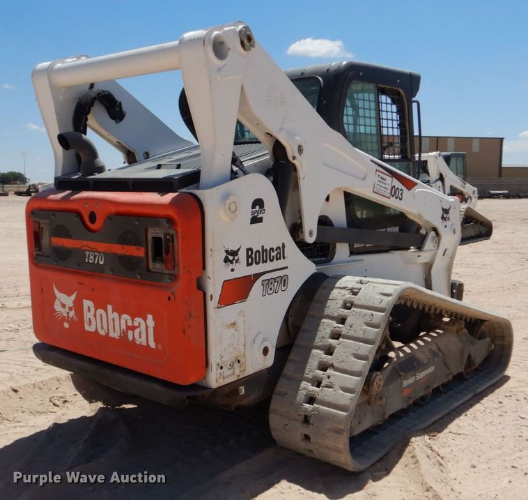 image for item DO1465 2019 Bobcat T870  tracked skid steer loader