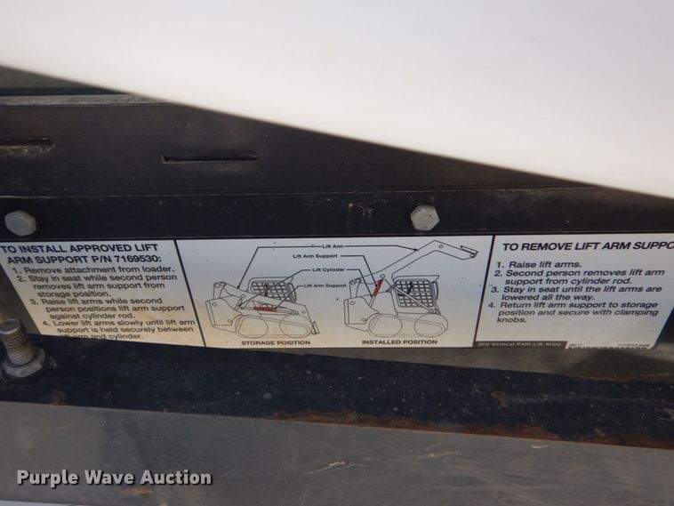 image for item DO1465 2019 Bobcat T870  tracked skid steer loader