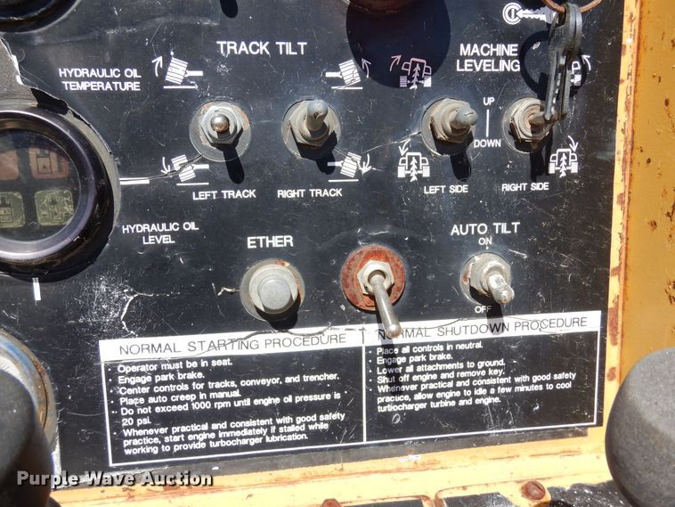 image for item DR1249 1991 Vermeer T655  trencher