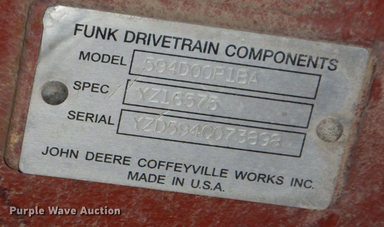 image for item DR1249 1991 Vermeer T655  trencher