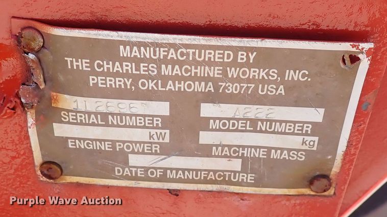 image for item DS7237 1994 Ditch Witch 3610  trencher