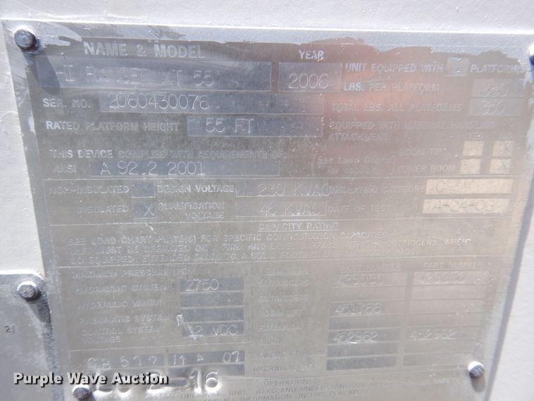 image for item DS8107 2007 International 4300 SBA  forestry bucket truck