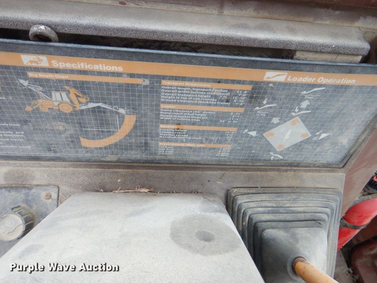 image for item DS8112 1988 Case 580K  backhoe