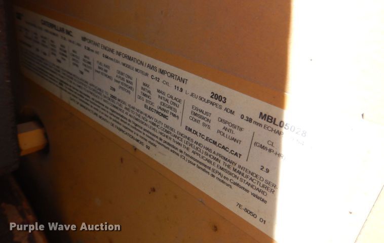 image for item DS8114 2003 Sterling LT9500  vacuum truck