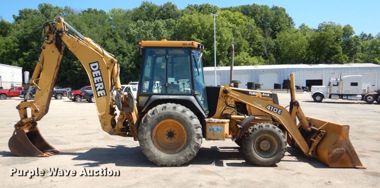 image for item DS8115 1998 John Deere 410E  backhoe