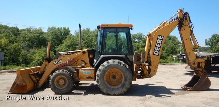 image for item DS8115 1998 John Deere 410E  backhoe