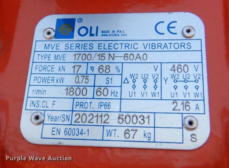 image for item IB9531 Paladin Industrial  vibratory screen
