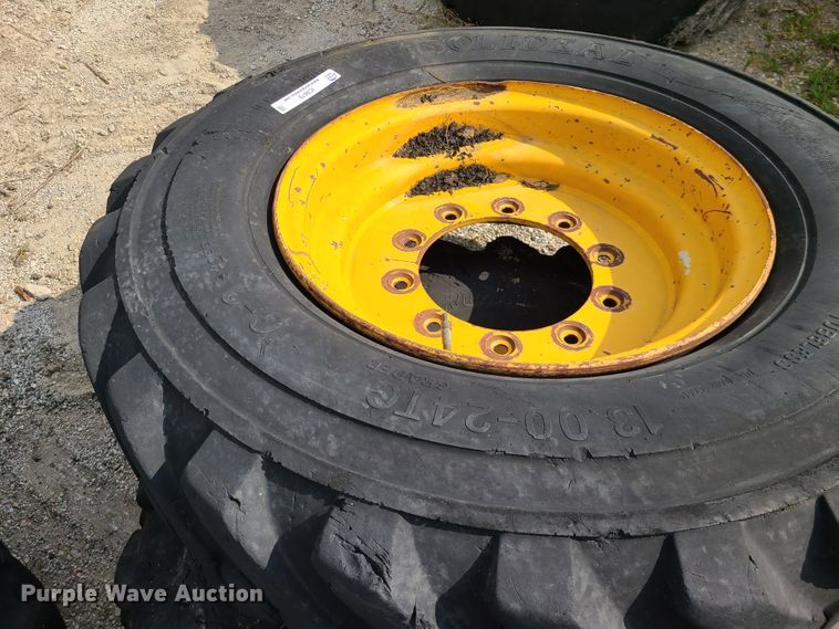 image for item IC9879 (2) 13-24 tires and wheels