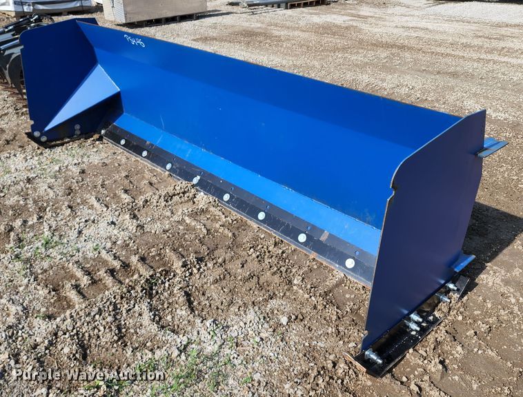 image for item JA9858 118" W skid steer snow pusher