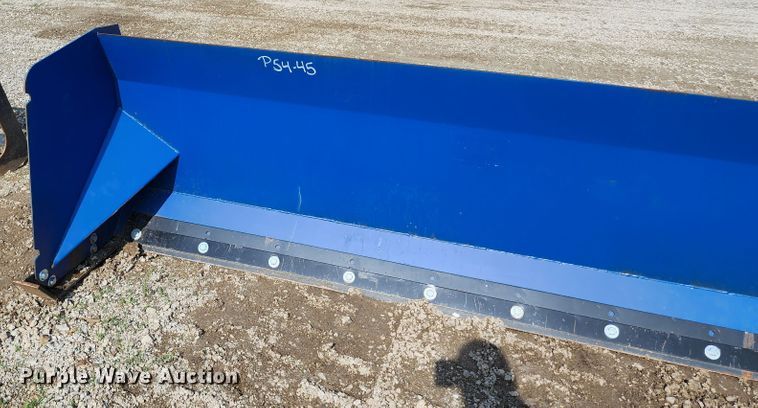 image for item JA9858 118" W skid steer snow pusher