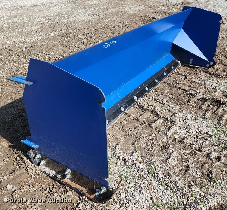 image for item JA9858 118" W skid steer snow pusher