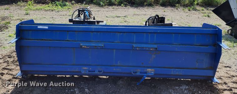 image for item JA9858 118" W skid steer snow pusher