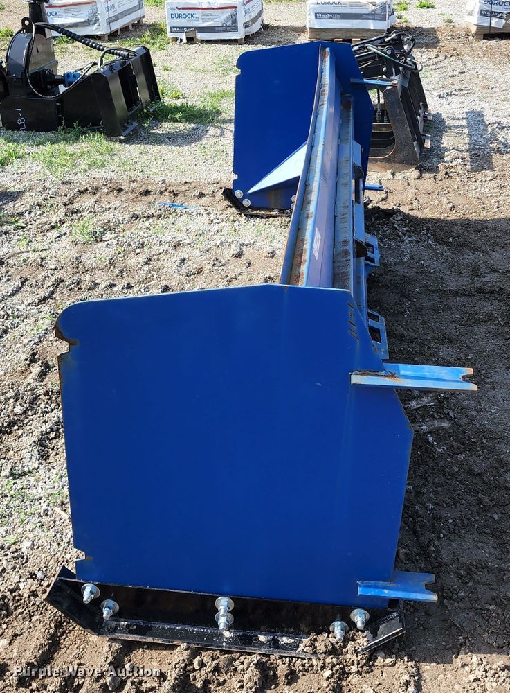 image for item JA9858 118" W skid steer snow pusher
