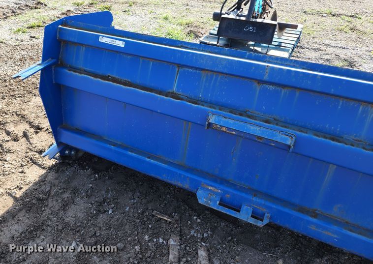 image for item JA9858 118" W skid steer snow pusher