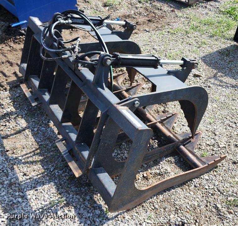image for item JA9859 67" W skid steer grapple bucket