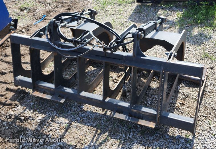 image for item JA9859 67" W skid steer grapple bucket