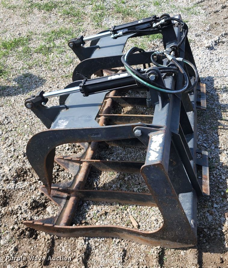 image for item JA9859 67" W skid steer grapple bucket