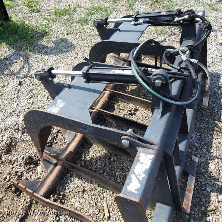 image for item JA9859 67" W skid steer grapple bucket