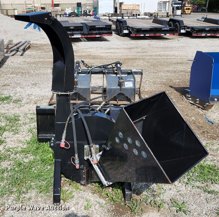 image for item JA9860 Mower King BX42S  skid steer wood chipper