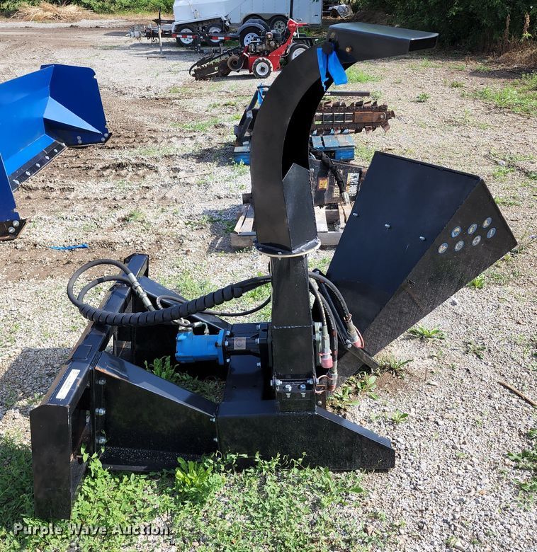 image for item JA9860 Mower King BX42S  skid steer wood chipper