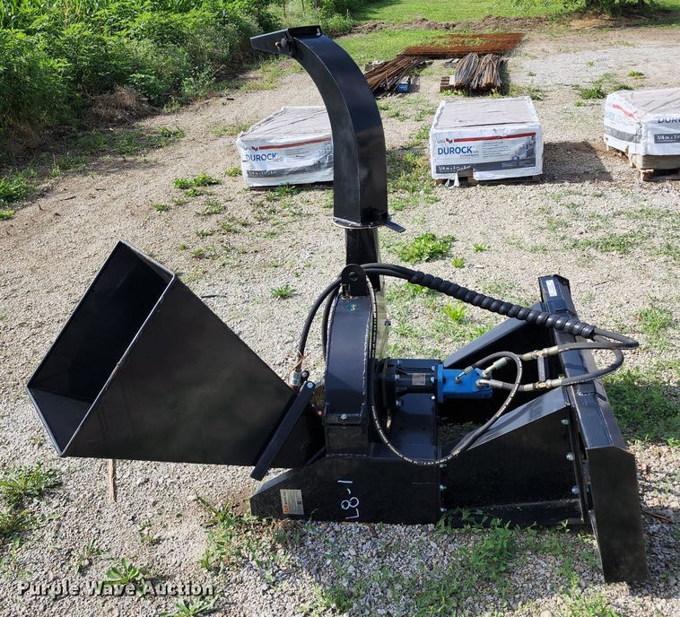 image for item JA9860 Mower King BX42S  skid steer wood chipper