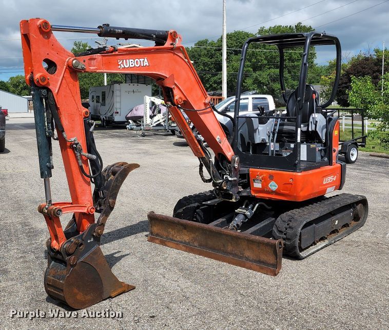 image for item JA9866 2015 Kubota U35-4  mini excavator