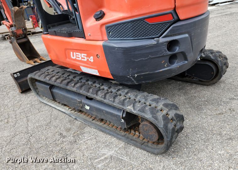 image for item JA9866 2015 Kubota U35-4  mini excavator